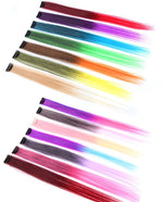 Cargar imagen en el visor de la galería, Extensión de cabello colorido (clip)
